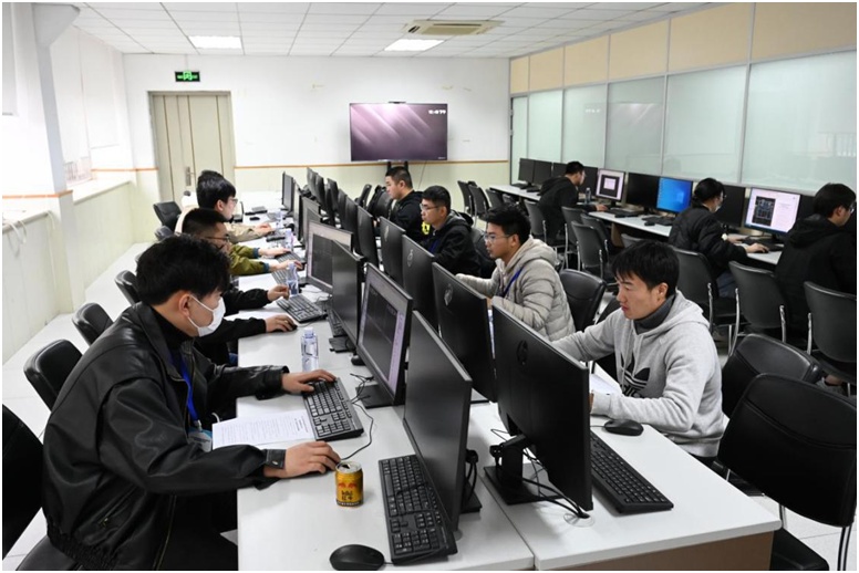 数字赋能，智建未来——市住房城乡建设管理委观摩建筑信息模型技术员项目决赛现场